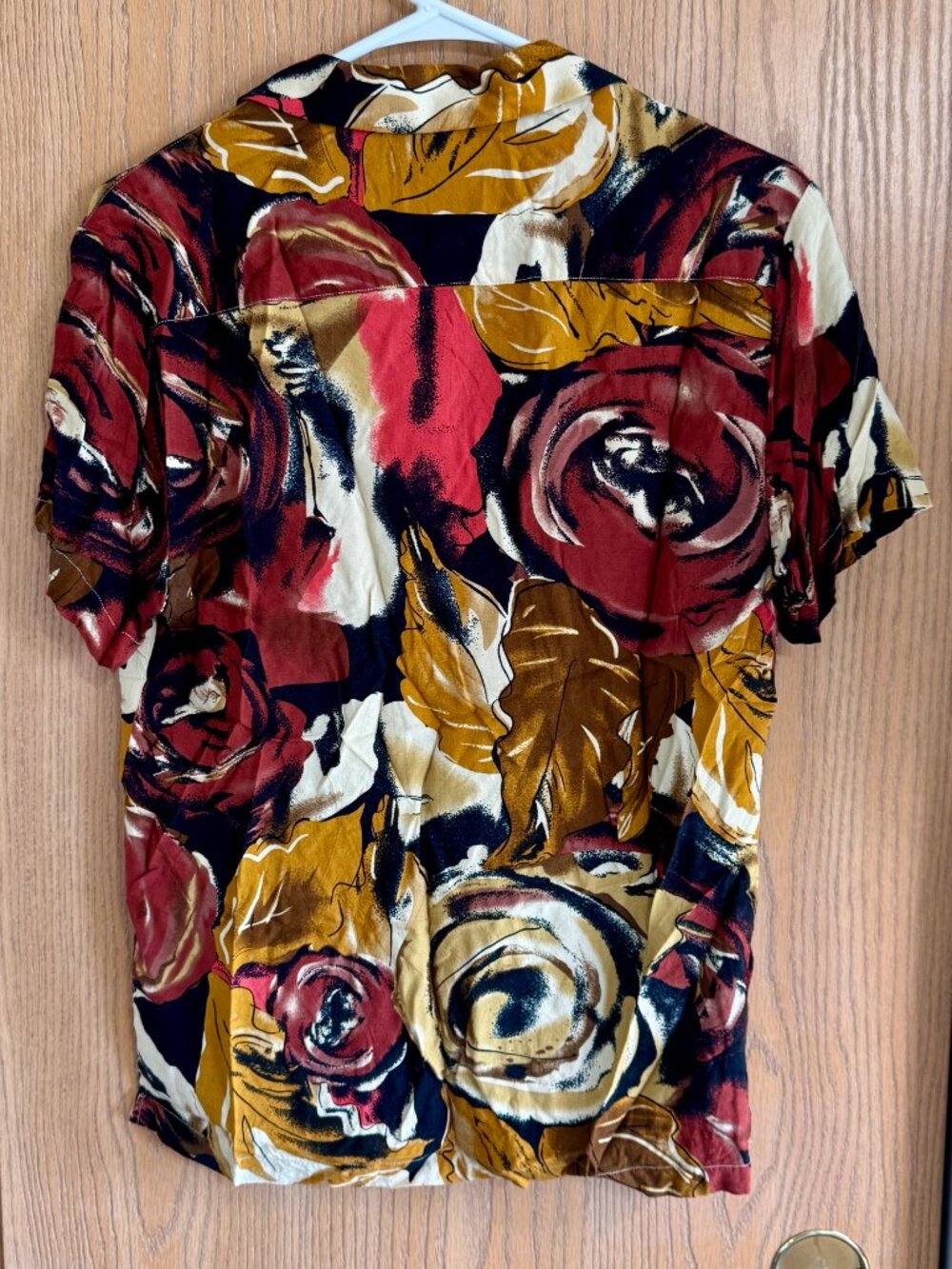 Denim & Flower Ricky Singh Men's Floral Hawaiian Shirt Beach Button Up Size S - Picture 2 of 3